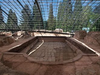 Vestiges des bains romains de Badenweiler, bassins