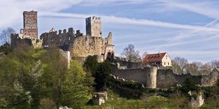 Château-fort de Rothelin, vue aérienne