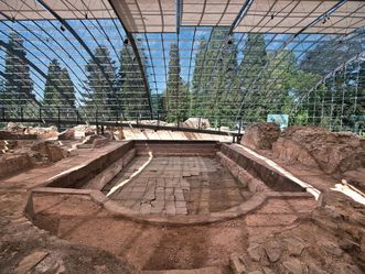 Römische Badruine Badenweiler, Innenansicht